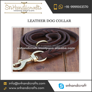 Laisse pour chien en cuir tressé de haute qualité, colliers et laisses pour chien en cuir tressé - Product Image 1
