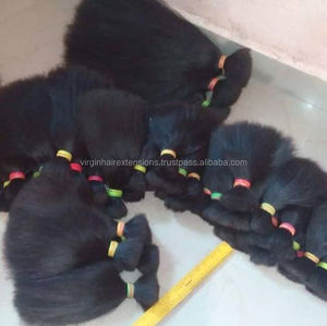 Extensiones de cabello indio de grado de onda recta sedosa virgen cruda de gran tamaño de doble estiramiento entrega rápida no Remy del mercado chino - Product Image 5