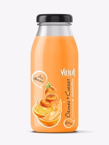 Bebida de Jugo de Frutas en Botella de Vidrio de 250 ml, Saborizada con Mango, Naranja, Piña, Fresa, Puré, Procesamiento Natural, Colorante de Guanábana - Product Image 4