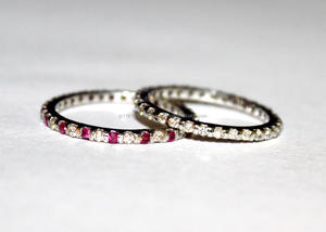 Anillo apilable de oro amarillo macizo de 18 quilates, resistente al agua, grueso, alto pulido, joyería fina para uso diario y Bodas de mujer - Product Image 3