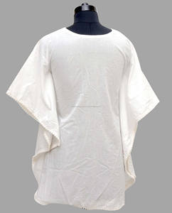 2023 Top vente blanc broderie Poncho Style indien coton tenue décontractée à la mode ethnique Adts adultes fait usage quotidien personnalisé - Product Image 4