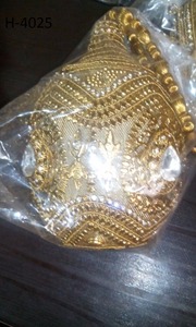 H4020 Ladies High Quality <b>Metal</b> Clutch Handmade Evening Party Purse Gold Silver <b>Beaded</b> Stone Work Bridal Wedding Bag - Product Image 6