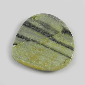 Jaspe de onda Natural, 26x26mm, cabujón de corazón, gms, Gema suelta, 5,09 - Product Image 4