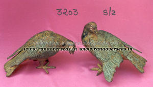 Paire de figurines en métal et laiton, 2 pièces, décor pour hôtel, salon, Restaurant, café et bureau - Product Image 4