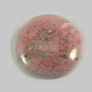 Rhodochrosite — Cabochon rond rose, 26mm, 6.10 gms, pierre précieuse pour bijoux, IG0576, haute qualité - Product Image 1