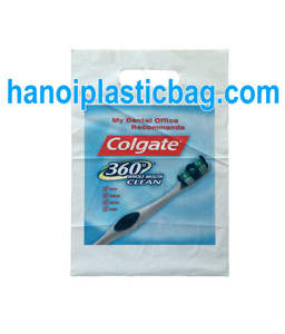 photo printing shopping die cut handle plastic bag - Product Image 5