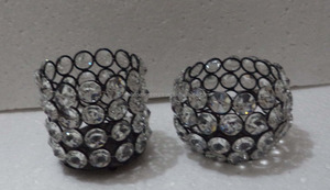 Bougeoir en cristal T-Light Bougeoir décoratif et lanterne Autres types de bocaux à bougies Décoration de la maison - Product Image 5