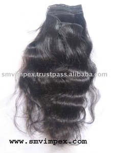 Tejido de cabello ondulado para mujer, tejido de cabello natural remy puro de un solo donador, sin necesidad de frutos secos, calidad - Product Image 3