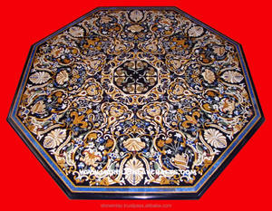 Table Mable, haut artistique incrusté - Product Image 1