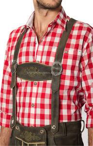 Costume de fête bavarois en cuir de mouton coupe-vent de luxe pour homme, Lederhosen, pour l'Oktoberfest, le carnaval (toutes tailles disponibles) - Product Image 2