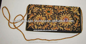 Indian Hand Embroidery Fancy Clutch Women's Party Purse - Product Image 3