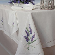 Nouvelle conception, nappe en coton tissé 100% écologique, 200 g/m², certifiée ISO 9001, design uni, personnalisable, imperméable, fournisseur OEM