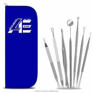 PRO HOT SELLING 7 Pcs Blemish Remover Instruments Kit With Mirror Cure Pimples Blackheads Blemish Whitehead - Product Image 2