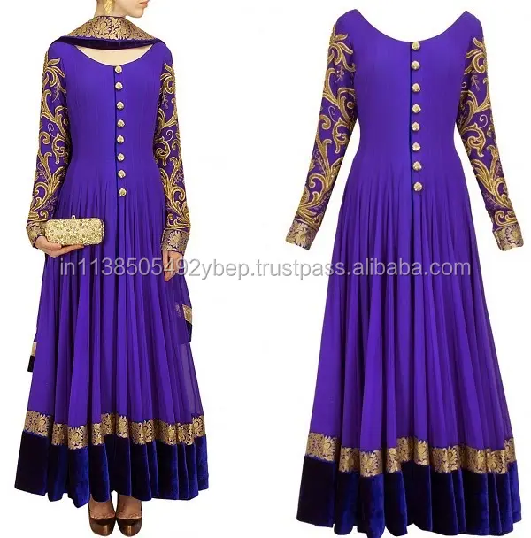 Purple Anarkali dresses 2019