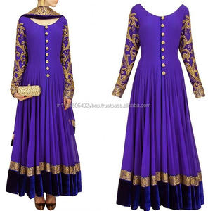 Vestidos Anarkali púrpura 2019 - Product Image 1