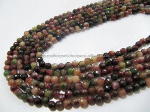 ลูกปัดรูบี้โซไซต์สีเขียว รูบี้โซไซต์แอฟริกัน ขนาด 6 มม. ผิวเรียบ หินธรรมชาติสำหรับทำเครื่องประดับ ได้รับการรับรองจากผู้ตรวจสอบภายนอก บริษัทคอสซัลต์ เอ็กซ์พอร์ต - Product Image 2