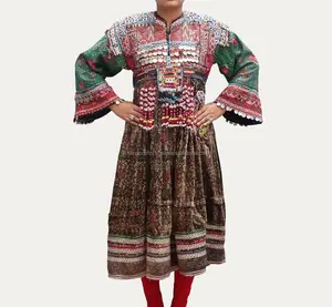 Antique Kutchi Handmade Dress Vintage 1 Of Kind Kutchi Dress