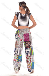 Pantalones de algodón estilo Hippie para mujer - Product Image 2
