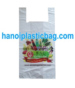 HDPE high quality <b>cheap</b> price t shirt bag - Product Image 3