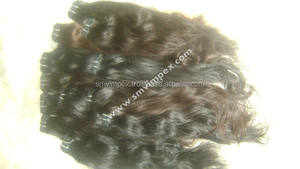 100% Extension de cheveux humains indiens bruts non transformés Cheveux bouclés à vague profonde en vrac naturels sans enchevêtrement et résistants aux pertes - Product Image 6
