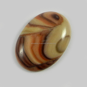 Gemas sueltas para fabricación de joyas, cabujones ovalados naturales de 22x15mm de jaspe rojo, 15,85 Cts - Product Image 1