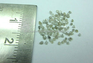 יהלומי גלם בהרבה טבעי 1.00 Mm כדי 2 Mm גודל לבן, אפור תכשיטי יהלומי גלם, תעשייתי 100% טבעי יהלומים GD173 - Product Image 4