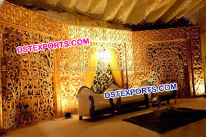 Porte de mariage traditionnelle indienne Darwaja, entrée des mariés - Product Image 3