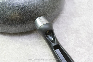 Venta caliente Wok ecológico clásico negro con revestimiento antiadherente para todas las estufas Sartén profunda vietnamita profesional - Product Image 5