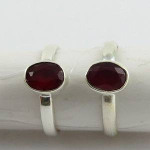 Forme ovale Onyx rouge 925 bagues d'orteil en argent Sterling Offre Spéciale bijoux en argent bijoux en argent Inde - Product Image 6