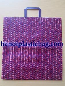hdpe full printed tri fold bag / shopping handle bag high quality - Product Image 3