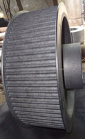 Engimech OEM Poulies de distribution industrielles robustes personnalisables, traitement de surface anodisé dur, moulage en aluminium LM25, garantie 1 an