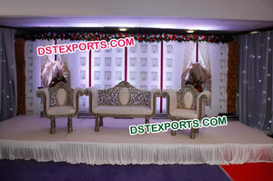 DSTEXPORTS Pilier romain Configuration de scène de réception de mariage avec matériau en fibre Dernier modèle S8ERbC pour les événements royaux - Product Image 6