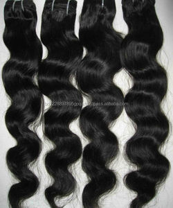 Vente en gros de cheveux humains vierges non transformés 100% Remy Temple, tissage de cheveux indiens naturels bruts, promotion de qualité, machine à double trame - Product Image 3