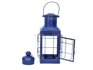 Iron Chief's Oil <b>Lamp</b> Blue Beach-Style-Outdoor Table Decor Lanterns & Lighting CHMN415 - Product Image 6