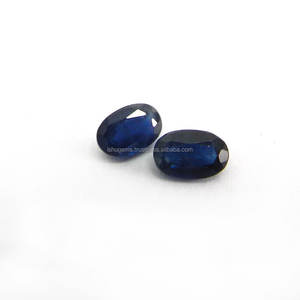 Nano — saphir bleu naturel de haute qualité, pierres précieuses ovales, 4x6mm, 0.60 carats, IG3673 - Product Image 2