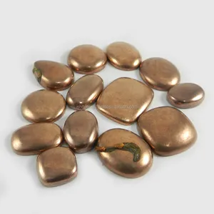 13 Piezas de Pirita Natural de Cobre, 100 g, Formas Variadas, Cabujón de Primera Calidad, Gema IG0392 - Product Image 1