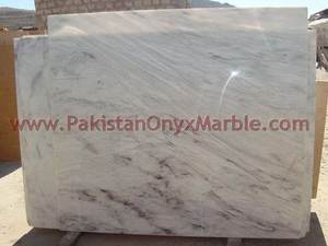 ZIARAT Polished Big Slab Surface Finish White & Carrara Natural Onyx <b>Marble</b> Slabs Pakistan Origin Model ZIARAT WHITE - Product Image 5