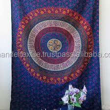 Mandala tapisserie tenture murale bohème ethnique imprimé couverture jeter dortoir literie couvre-lit tapisseries en gros Lot - Product Image 5