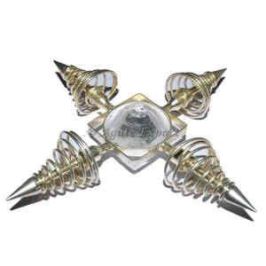 Generador de energía curativa de péndulo en espiral, cuarzo, cristal - Product Image 1