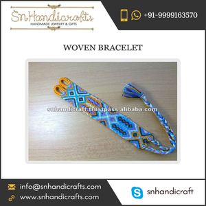 สร้อยข้อมือมิตรภาพสีน้ำเงินถักมือ ดีไซน์ใหม่ วางจำหน่ายโดยผู้จัดจำหน่ายชั้นนำ - Product Image 1
