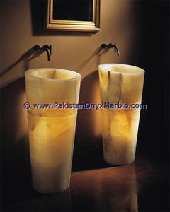 ร้อนขายกลับ LIT ONYX PEDESTALS อ่างล้างมือ - Product Image 2