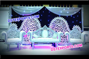 Fibre Designer Pilier Scène de mariage Canapé italien Scène Fibre Paisley Panneau de scène Fabricant et exportateur Fabrication américaine - Product Image 3