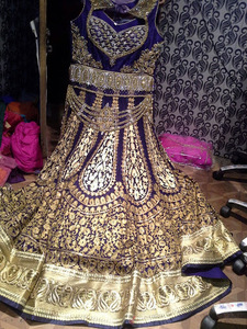 การออกแบบปักสาวแต่งงานที่มีคุณภาพสูง Anarkali ชุด - Product Image 5
