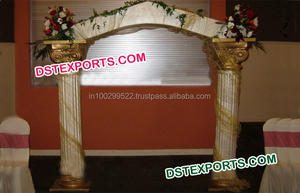 Puerta de bienvenida de cristal de fibra tallada para boda Puerta de bienvenida de boda india Puerta de entrada de último estilo Australia - Product Image 5