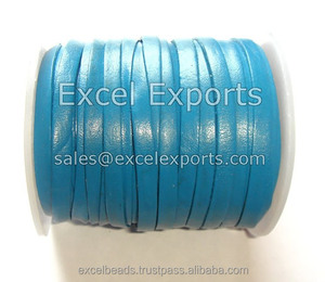 50 Meter Rolls of 3mm Flat Leather <b>Laces</b> 4mm and 5mm Sizes Jewelry Findings Cord 3mm Leather <b>Thongs</b> - Product Image 3