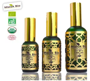 Pure Argan Oil (100ml) 100% Organic - Organic and Cold Pressed - Virgin Oil from Morocco - Care for Body, Face, Hair and Nails