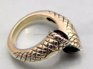 Anillo de compromiso de boda clásico de Plata de Ley 925 para mujer, bonita piedra preciosa de ónix negro, certificado CMA para fiestas, aniversarios - Product Image 3