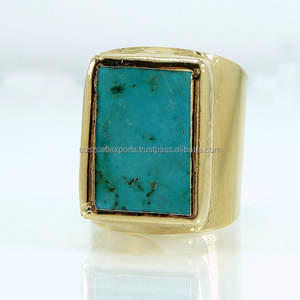 เงินสีเขียวสีเขียวขุ่นเดี่ยวหยาบดิบแหวนหินออกแบบสำหรับสุภาพสตรี - Product Image 1