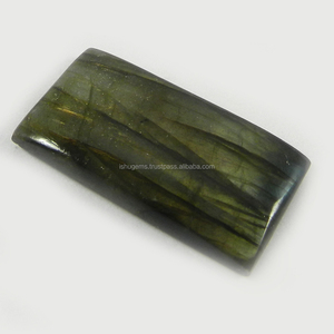 ลาบราดอไรต์สี่เหลี่ยมผืนผ้า Cabochon 7.40 Gms,พลอยหลวมขายส่งขนาด17X33มม. - Product Image 1