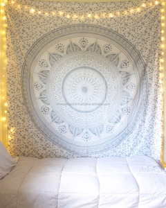 Selver Ombre Mandala Bohemian Queen/Twin Bedspread <b>Printed</b> Indian Decor <b>Wall</b> Hanging Art Hippie Hippie Ombre Tapestries - Product Image 2